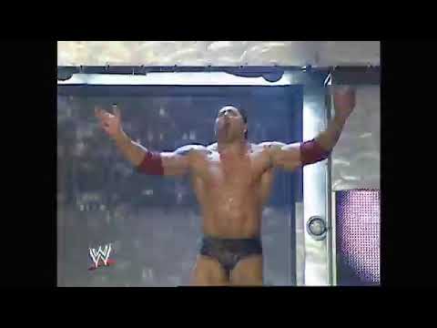 Batista vs Chris Jericho___Batista Attacks Chris Jericho After The Match__Raw_Aug_16_2004