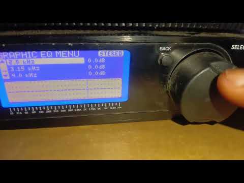 HOW TO SETUP DBX DRIVERACK PA2
