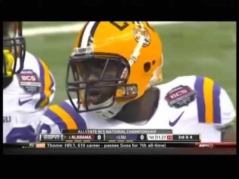 2012 National Championship #1 LSU vs #2 Alabama