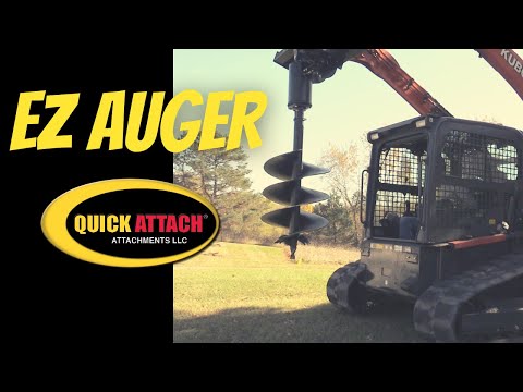 Quick Attach® EZ Auger™ Skid Steer Attachment in action