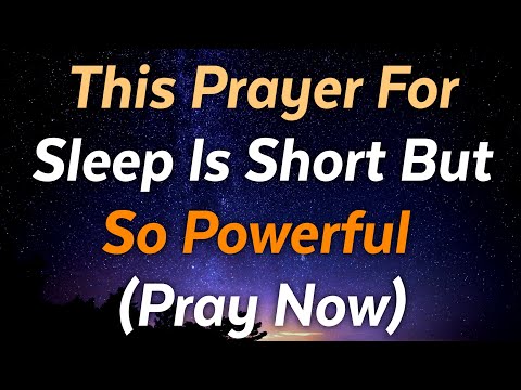 Watch This To Lie Down in Peace | Bedtime Prayer for Rest