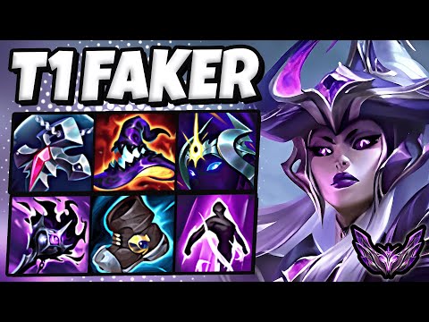 T1 Faker Syndra vs Xerath [ MID ] Patch 25.24 Ranked Korea