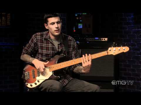 EMG PJX Active 4-String P/J Bass Pickup Set, Black image 4