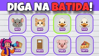 📢 DIGA A PALAVRA NA BATIDA! 🗣️🔊 #quiz