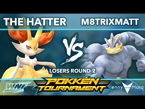 The Hatter (Braixen) vs M8trixmatt (Machamp) LR2 - WNF Pokken 2 1