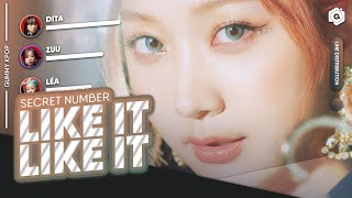Download lagu SECRET NUMBER - 'Like It Like It' (Line Distribution) mp3 Download lagu SECRET NUMBER - 'Like It Like It' (Line Distribution) mp3