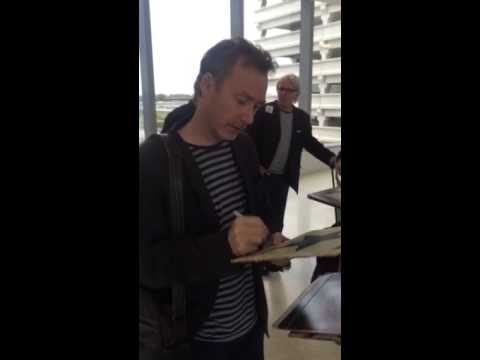 Jim Reid JESUS & MARY CHAIN Signing Autographs Team Derek