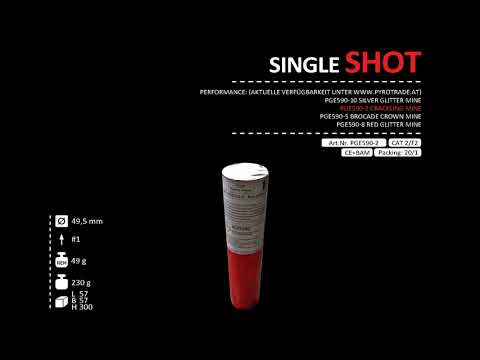 PGE590-2 Crackling Mine Pyrotrade Fireworks