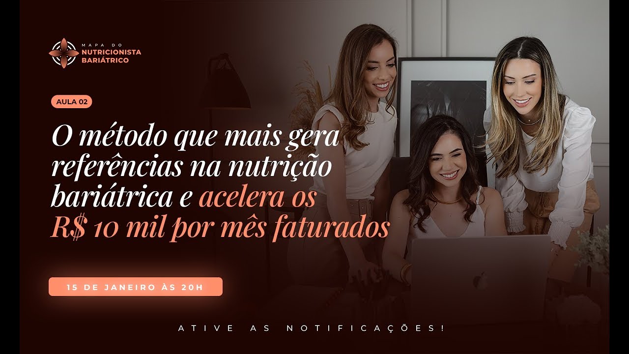 O método que mais gera referências na nutrição bariátrica e acelera os R$ 10 mil por mês faturados.
