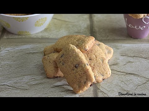 Biscotti con gocce di cioccolato FACILISSIMI | Divertirsi in cucina