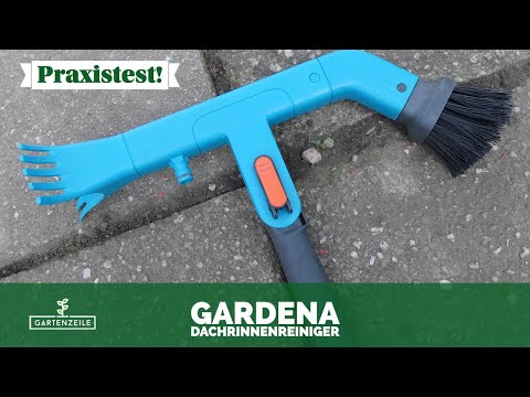 Gardena Dachrinnenreiniger im Test - Wird die Regenrinne sauber?