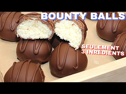 Faire des bounty balls maison facilement avec seulement 3 ingrédients !