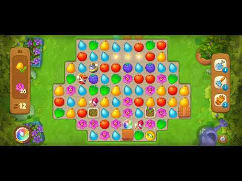 Gardenscapes уровень level 86