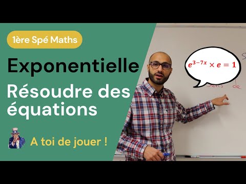FONCTION EXPONENTIELLE - Equations