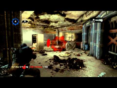 GoW3 Beta Gameplay - Glitch Frag Thrown As I Die Is Neutral And Kills Teammate