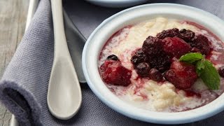 White Chocolate Risotto with Christmas Spiced Stew...