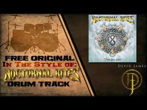 Nocturnal Rites Styled Free Original Drum Track - 169 BPM (FREE DOWNLOAD)