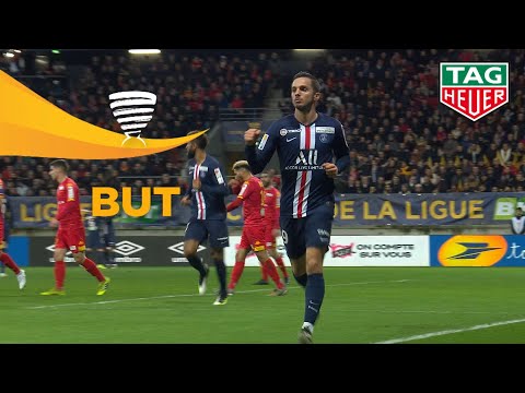 But Pablo SARABIA (21')/Le Mans FC - Paris Saint-Germain(1-4)(1/8 de finale)(LEMANS-PARIS)/2019-20