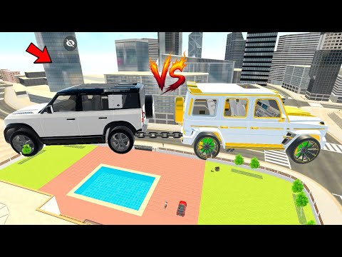 Franklin Giant Defender VS Jack Giant G Wagon 2 Chain 💥 Indian Theft Auto Simulator 🥳