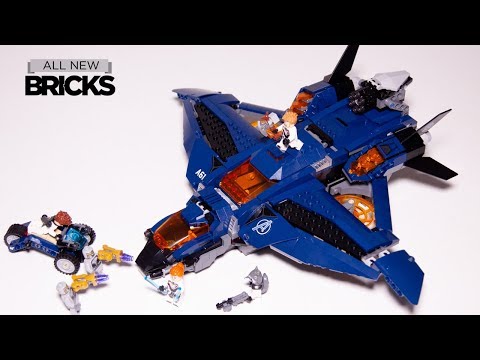 Vidéo LEGO Marvel 76126 : Le Quinjet des Avengers