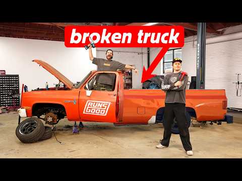 Trying to Fix our Friends Broken Squarebody for Cheap