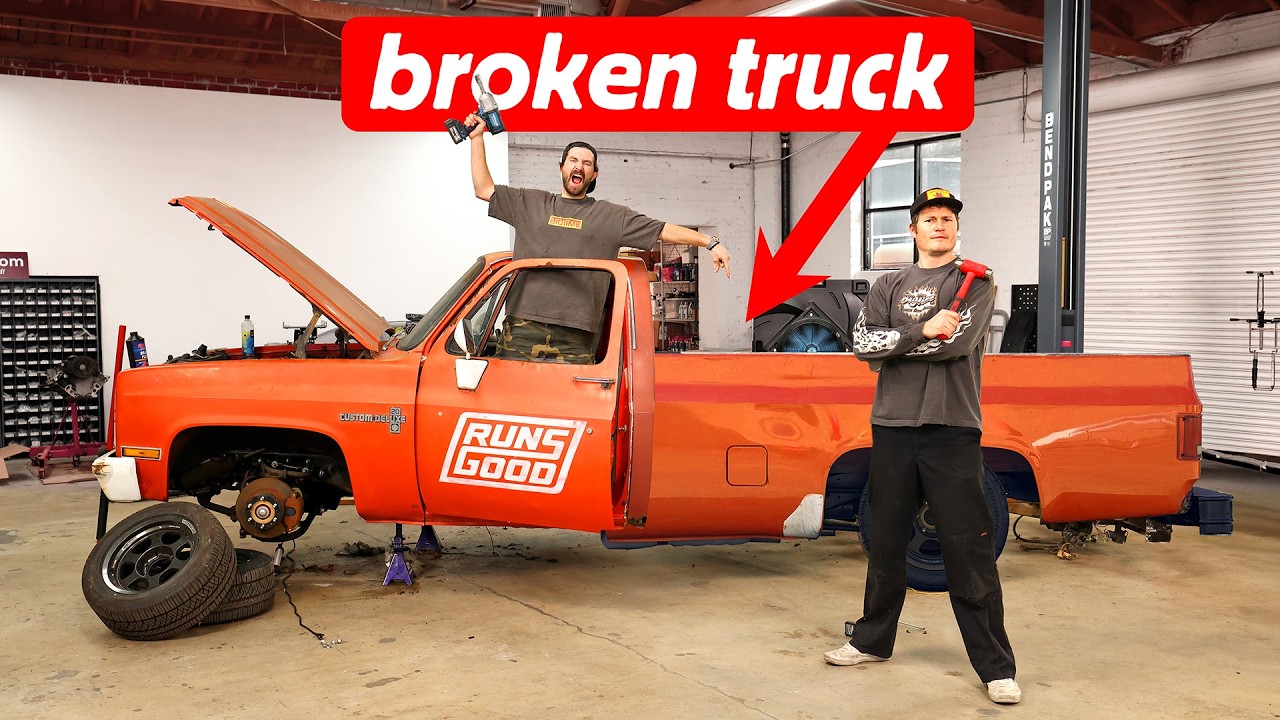 Trying to Fix our Friends Broken Squarebody for Cheap