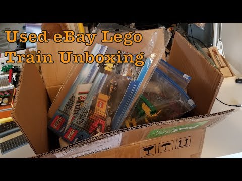 Unboxing eBay Used Lego Cargo Train Set 7939