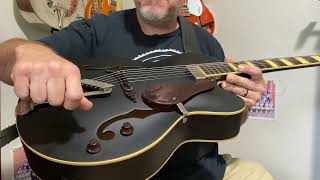 Video thumbnail for Gretsch G100CE Synchromatic Hollowbody Archtop Acoustic Guitar - an in depth review and demo by Mark "Nessie" Nesmith