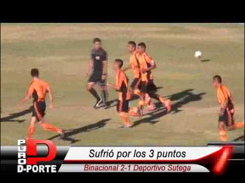E..M. Deportivo Binacional 2-1 Deportivo Sutega - Etapa Provincial Copa Perú 2016
