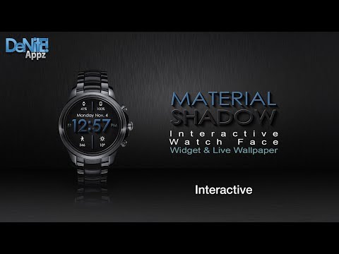 Material Shadow HD Watch Face Video