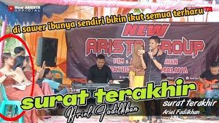 Download lagu Viral Lagu SURAT TERAKHIR cover Ariel Fadilkhan -  ( Bikin merinding  dan menangis semua penyanyi ) mp3