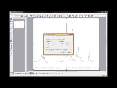 Part 2: Mnova Basic Processing - Zero Filling