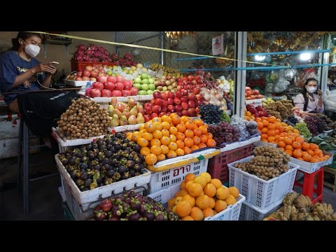Evening Street Food at Phsa Chhouk Meas - Walking Around Chhouk Meas Market in The Evening