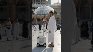 Robot  umbrella ☔ in Makkah