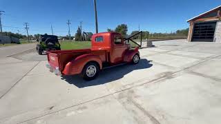 400 V8-Powered 1947 Dodge W-Series Pickup Pulling In