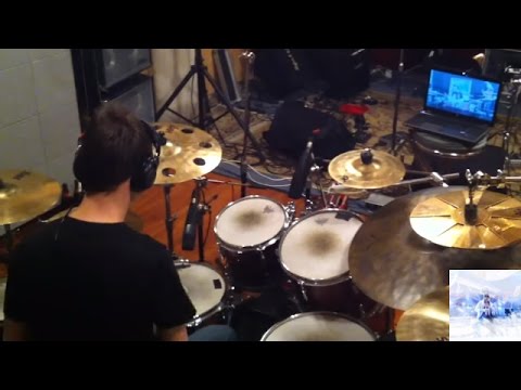 Andrej Seban drummer Michal Fedor @BJurnecka recording studio  #申し込む #RT  #購読する se inscrever