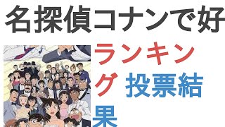 名探偵コナンで好きなキャラは？【ランキング】