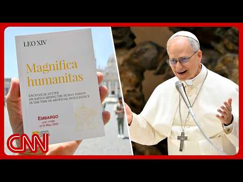 教宗利奧警告AI的咆哮！🍕 (Pope Leo issues manifesto warning about AI)