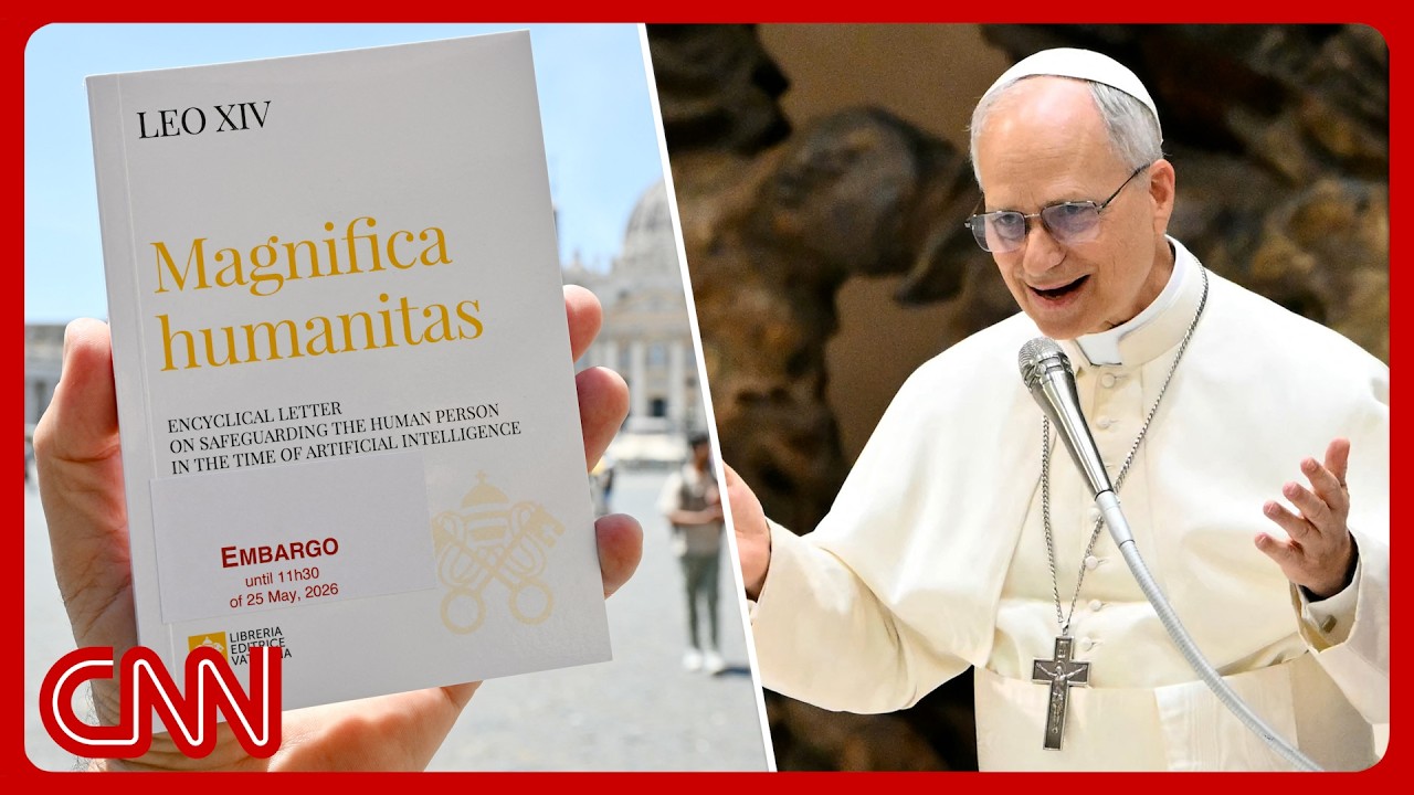 Pope Leo issues manifesto warning about AI