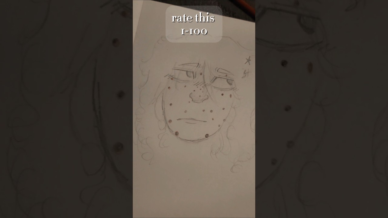 drawing insecurities part 1! (acne) #art #artwork #artist