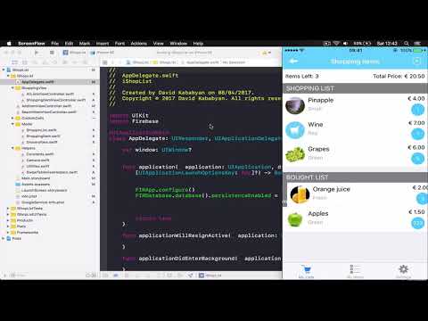 iOS App Grocery List (Swift 3.1, iOS10.3) from 0 to AppStore : Introduction