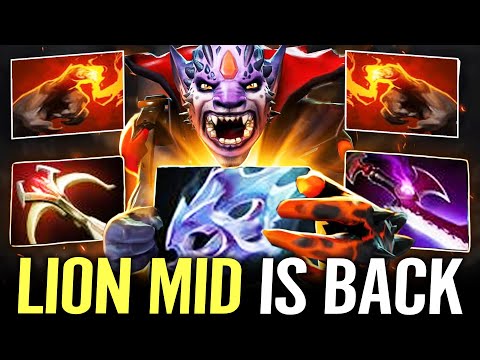 🔥 LION MID IS BACK — 2x Crit + Moonshard + Finger of Death WTF SOLO Kill Storm + Mars Dota 2 Pro