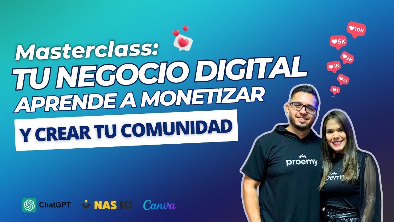 Empieza Tu Negocio Digital: Monetización y Creación de Comunidad - Masterclass Completa