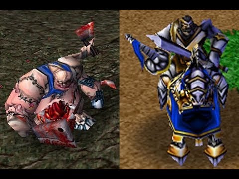 Knight vs Abomination 08 Round comparision| | Human vs Undead| FHD 1080P | Warcraft III 1.29