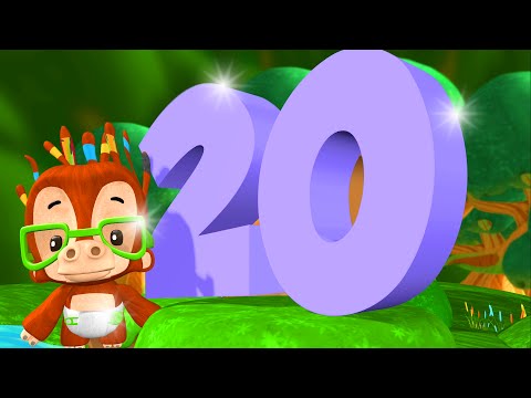 One to Twenty Number Song | Big Numbers Song | Kindergarten Song for Kids by Little Treehouse
