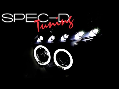 SPECDTUNING DEMO VIDEO: 2003-2007 INFINITI G35 HALO LED PROJECTOR HEADLIGHTS