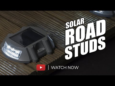 Refurbished 6 LED Solar Road Stud Reflectors For Home