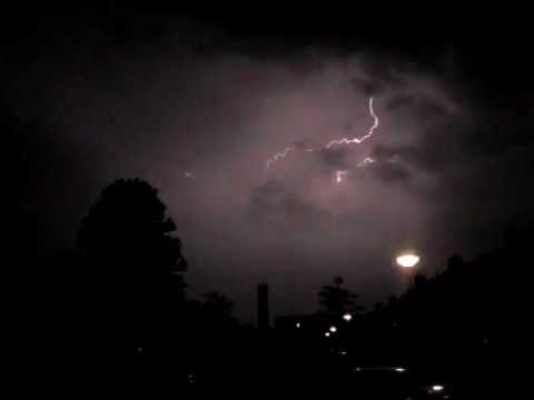 Thunderstorm captured with high speed camera @ Rijssen 28-06-2011 Noodweer