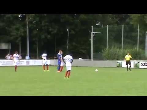 Marius Czaikowski Elfmeter in Baden-Oos am 27.08.2017