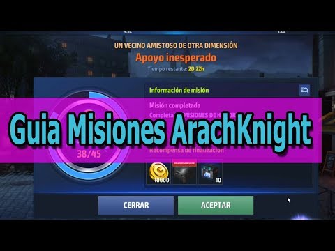 [Marvel Future Fight] Guia Misiones ArachKnight Paris Completa | ultimo ep